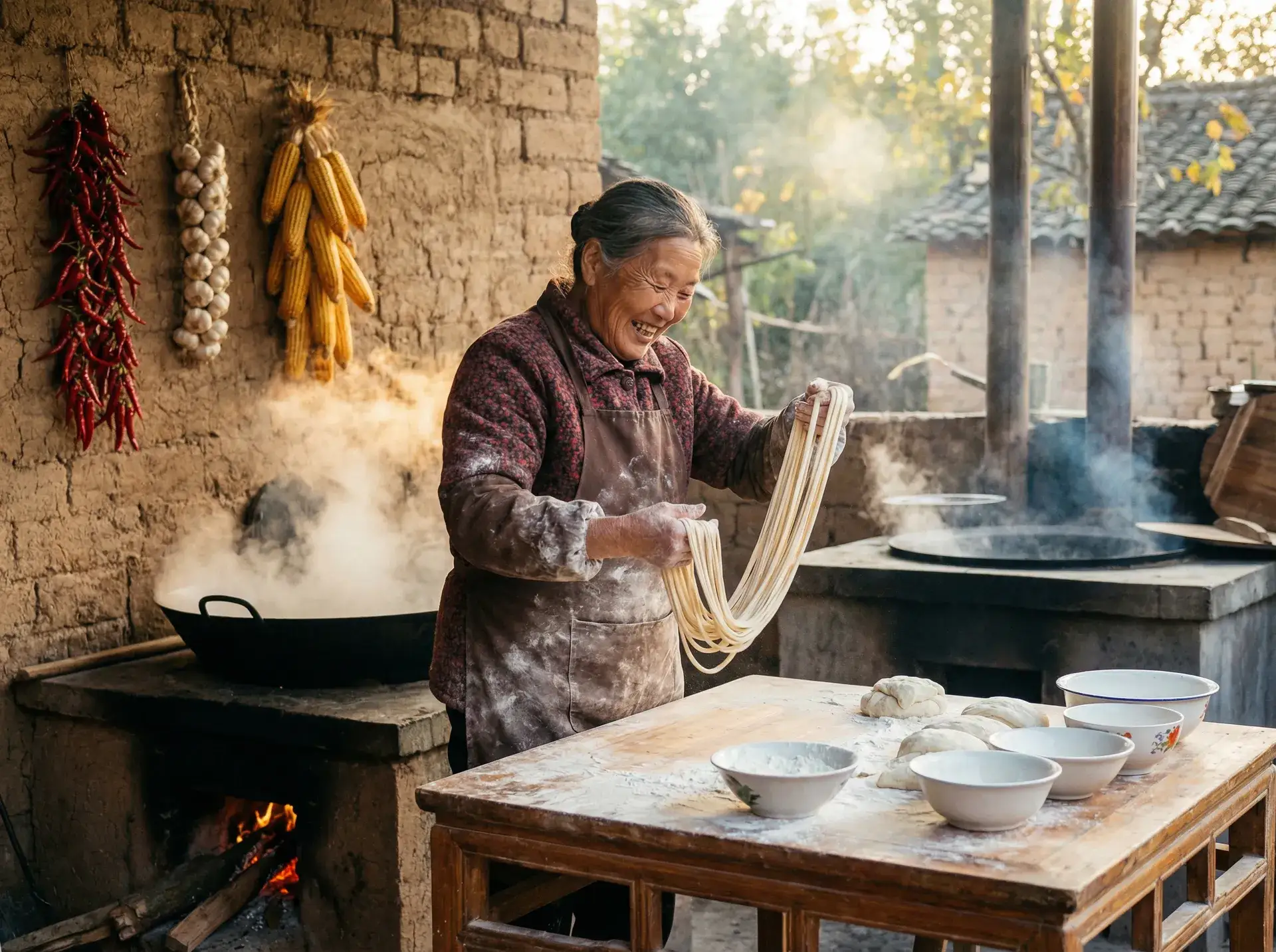农家大嫂手擀面 - 女人的战争之女人的理由 乡村美食